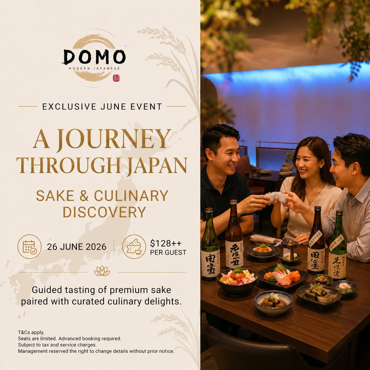 Japanese Sake Pairing Dinner in Singapore — A Guide to Sake with Food