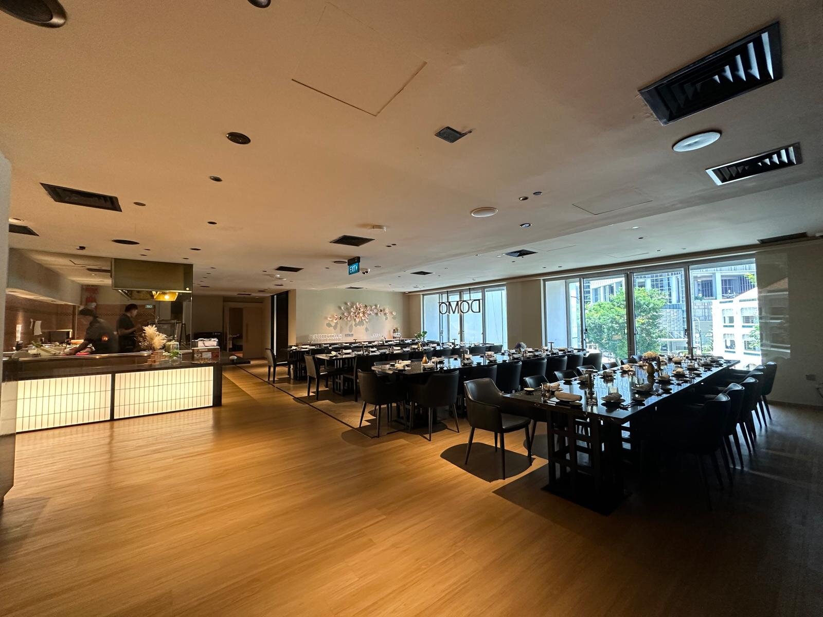 DOMO Private Space — 64+ pax with stage area for presentations
